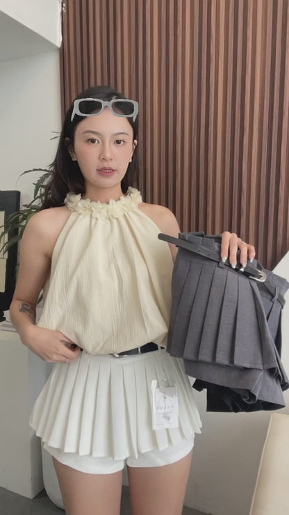 【清货】918 高品质百褶裤裙+腰带
